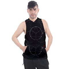 Math Board Circuit Circuits Computer Shield Tech Technology Men s Sleeveless Hoodie by Loisa77