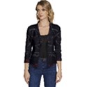 Math Board Circuit Circuits Computer Shield Tech Technology Women s Casual 3/4 Sleeve Spring Jacket View1