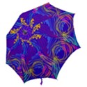 Seamless Vintage Pattern Retro 80s Or 90s Style Abstract Hook Handle Umbrellas (Small) View2
