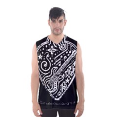 Guitar Pic Men s Basketball Tank Top by RiverRootsReggae