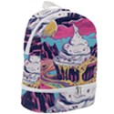 Dessert Chocolate Cream Zip Bottom Backpack View2