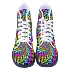 3d Grateful Dead 90 s Neon Dancing Bears Men s High-top Canvas Sneakers by Perong