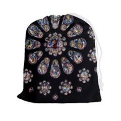 Photo Chartres Notre Dame Drawstring Pouch (2xl) by Bedest