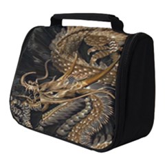 Fantasy Dragon Pentagram Full Print Travel Pouch (small) by Maspions