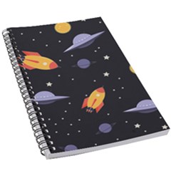 Cosmos Rocket Spaceship Ufo 5 5  X 8 5  Notebook by Salmanaz77