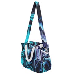 Nature Water Wave Architecture Rope Handles Shoulder Strap Bag by Salmanaz77