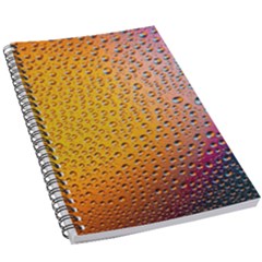 Rain Water Raindrops Droplets 5 5  X 8 5  Notebook by Salmanaz77