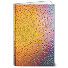 Rain Water Raindrops Droplets 8  X 10  Softcover Notebook by Salmanaz77