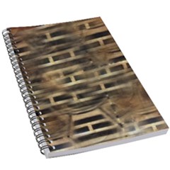 Textures Brown Wood 5 5  X 8 5  Notebook by anzea