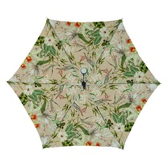 Textile Fabric Tropical Automatic Folding Umbrella With Case (small) by Paksenen
