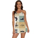 Egyptian Flat Style Icons 2-in-1 Flare Activity Dress View1