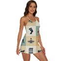 Egyptian Flat Style Icons 2-in-1 Flare Activity Dress View3