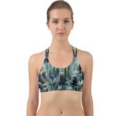 Underwater Coral Life Back Web Sports Bra by Apenda