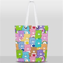 Care Bears, Adorable, Art Full Print Rope Handle Tote (small) by kyorashop23