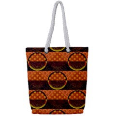 Art Pattern Design Wallpaper Full Print Rope Handle Tote (small) by Posterlux