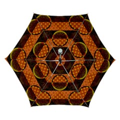 Art Pattern Design Wallpaper Automatic Folding Umbrella With Case (small) by Posterlux