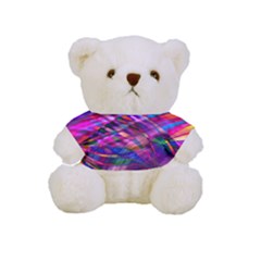 Wave Lines Pattern Abstract Full Print Tee For Cuddly Teddy Bear by anzea