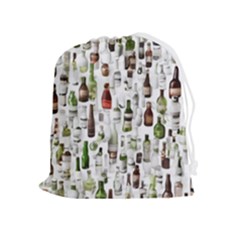 Bottle Chic Print Patterns Drawstring Pouch (xl) by BellaVistaTshirt02