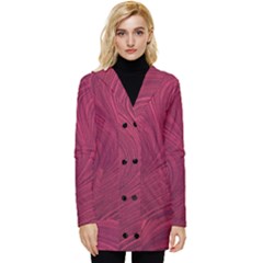 Purple Fabric Texture, Fabric Backgrounds With Lines Button Up Hooded Coat  by kyorashop23