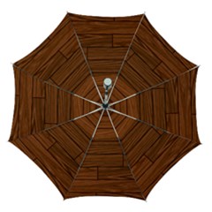 Seamless Wooden Planks Brown Wooden Background Automatic Folding Umbrella With Case (medium) by kyorashop23