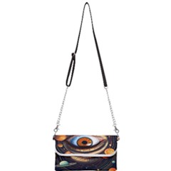 Eye Of The Universe (ai) Mini Crossbody Handbag by dflcprintsclothing