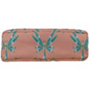Turquoise Dragonfly Insect Paper Full Print Rope Handle Tote (Large) View3