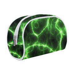 Lightning Electricity Pattern Green Make Up Case (small) by anzea