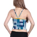 Lego, Background, Dots Spaghetti Strap Bra Top View2