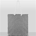 Marble Cracked Pattern Surface Full Print Rope Handle Tote (Large) View1