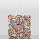 Pattern Kitten Christmas Full Print Rope Handle Tote (Large) View1
