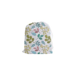 Leaf Pattern  Drawstring Pouch (xs) by Safari