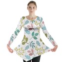 Leaf seamless pattern  Long Sleeve Tunic  View1