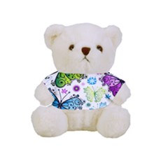 Butterflies, Abstract, Background, Colorful Full Print Tee For Cuddly Teddy Bear by kyorashop23