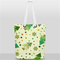 Christmas Pattern Background Seamless Full Print Rope Handle Tote (small) by kyorashop23