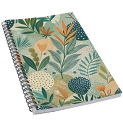 Leaves Pattern Flora 5 5  X 8 5  Notebook by Salmanaz77