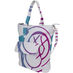 Blink 182 Logo Shoulder Tote Bag by avitendut