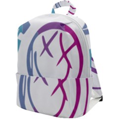 Blink 182 Logo Zip Up Backpack by avitendut