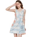 Pattern Plants Leaves Nature Inside Out Racerback Dress View3