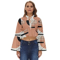 Abstract Architecture Boho Long Bell Sleeve Top by Bedest