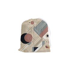 Boho Abstract Architecture Drawstring Pouch (small) by Bedest