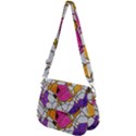 Architecture Glass Abstract Pattern Saddle Handbag View2