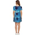 Astral Waveform Fantasy Tiered Short Sleeve Babydoll Dress View4