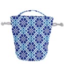 Illustration Of Ukrainian Folk Seamless Pattern Ornament Ethnic Ornament Drawstring Bucket Bag View1