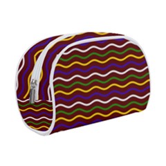 Multicolor Wave Pattern Make Up Case (small) by ytdream