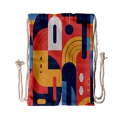 Abstract Pattern Drawstring Bag (small) by Bedest