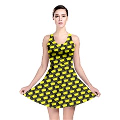 Royalty Inspired Crown Pattern Reversible Skater Dress by ExtraAwesomeSauce