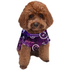 Cosmic Network Geometric Art Dog T-shirt by ExtraAwesomeSauce