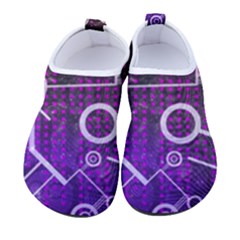 Cosmic Network Geometric Art Men s Sock-style Water Shoes by ExtraAwesomeSauce