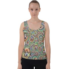 Surreal Abstract Early Ai Art Velvet Tank Top by ExtraAwesomeSauce