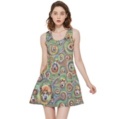 Surreal Abstract Early Ai Art Inside Out Reversible Sleeveless Dress by ExtraAwesomeSauce